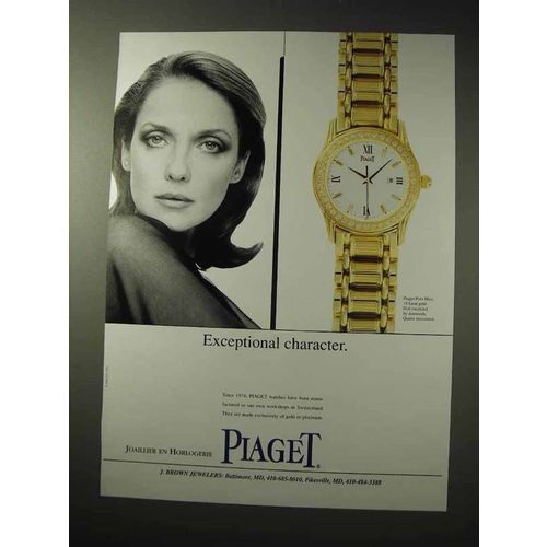 1996 Piaget Polo Mini Watch Ad - Exceptional Character
