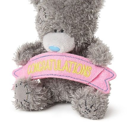 Me To You Tatty Teddy Collectors 4" Plush Bear Congratulations