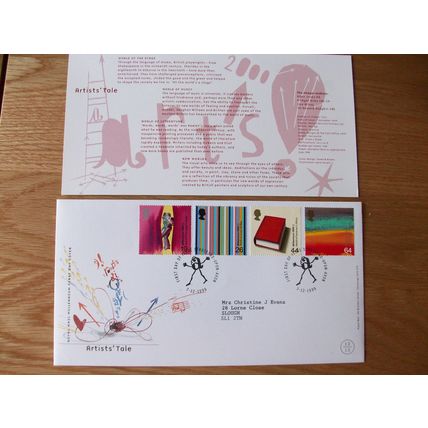 Artists’ Tale FIRST DAY COVER OFFICIAL ROYAL MAIL 7/12/1999 **GC**