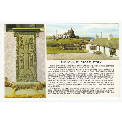 The John O Groats Story Caithness Postcard 36558