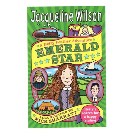 Jacqueline Wilson Emerald Star Childrens Book Postcard
