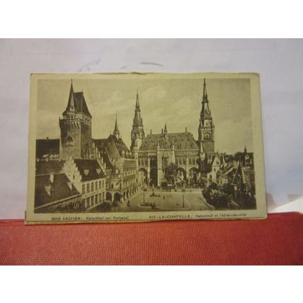 AIX-LA-CHAPELLE, BAD AACHEN, GERMANY unused antique postcard (A) #