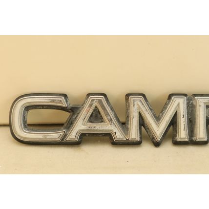 1987-1991 Toyota ‘Camry’ White Letter Plastic Trunk Emblem OEM 7140