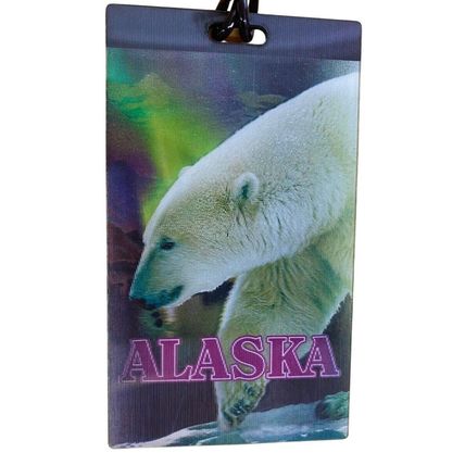 Alaska Polar Bear 3D Luggage Bag Tag