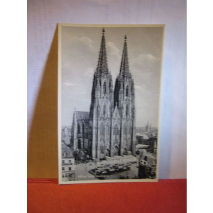 WESTSEITE, KOLNER DOM, GERMANY unused vintage postcard #