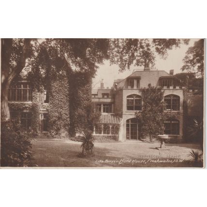 Farringford House Tennysons Home Freshwater Isle Of Wight Postcard (QIOW0334)