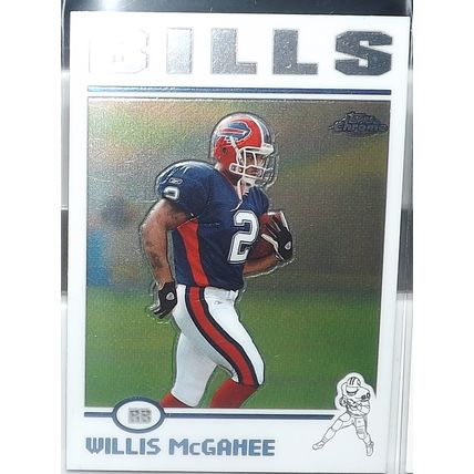 2004 Topps Chrome WILLIS MCGAHEE (Bills) Base Card #21