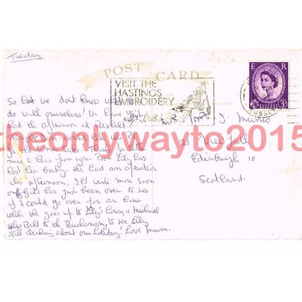 West Lawn from De La Warr Pavilion, Bexhill-on-Sea, Sussex, Postcard