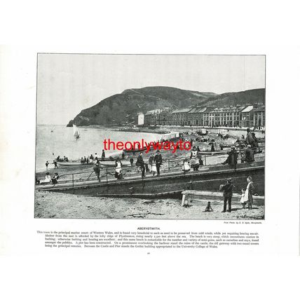 Aberystwith And Stamford, Lincs, Book Illustration (Print), c1897