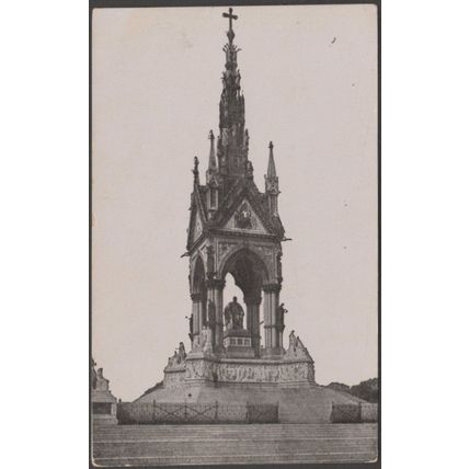 Albert Memorial, London, 1909 - Postcard