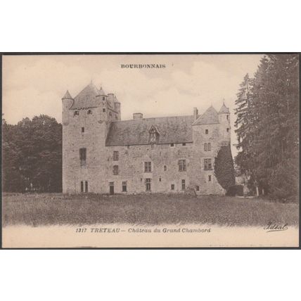Château du Grand Chambord, Treteau, Allier, c.1910 - Béguin CPA