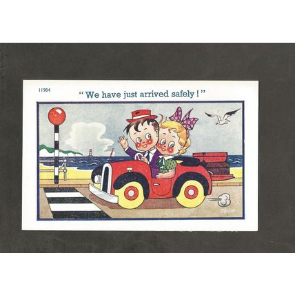 C Richter Cards Saucy Comic Postcard 11984 Safe Arrival