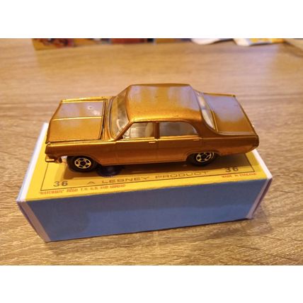 Matchbox Superfast - No36 Opel Diplomat - with Copy - Replica Box