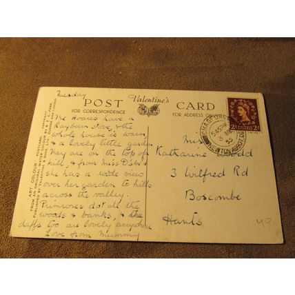 Valentines postcard - Mol's Coffee House, Exeter Devon Artist BFC Parr A1360
