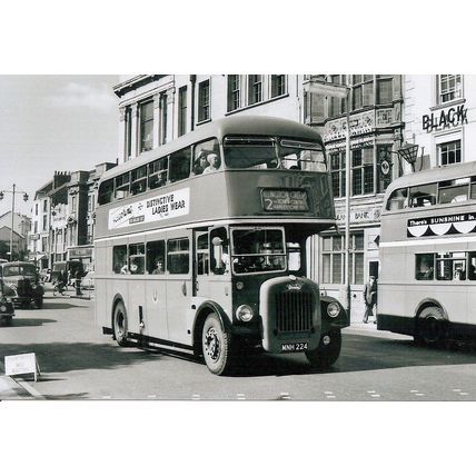Black & White Photograph of Northampton Corporation Transport - MNH 224