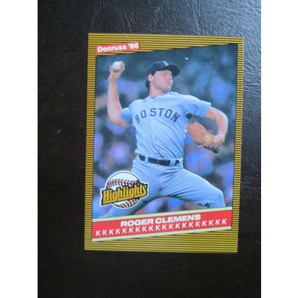 Three (3) Roger Clemens Baseball Cards (See Pictures and Description Below)