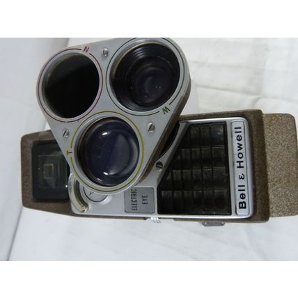 Vintage 50s Bell & Howell Perpetua Electric Eye 8mm Film Camera*