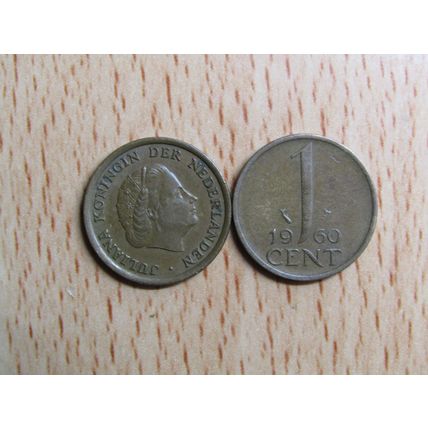 Netherlands 1960 1 Cent Coin