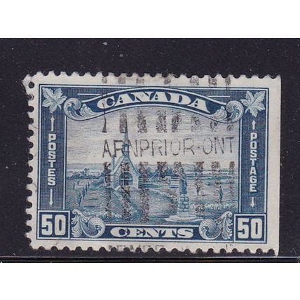 CANADA 1930-1 MONUMENT EVANGELINE 50c BLUE USED SG302