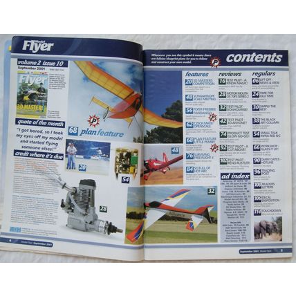 2001 Model Flyer Magazine - September