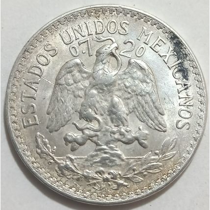 Mexico Vintage Silver Coinage Lot 1933-1943-1947-1956-1966. Set of 5 pcs