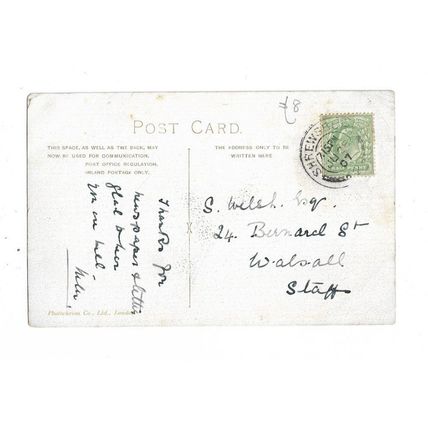 Shrewsbury Boathouse And Schools, Shropshire, Postcard.