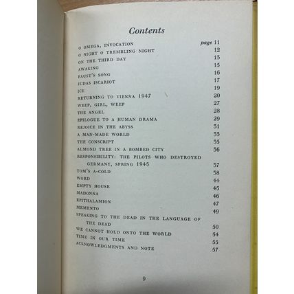 1949 1ST EDITION STEPHEN SPENDER "THE EDGE OF BEING" POETRY HARDBACK BOOK (P3)