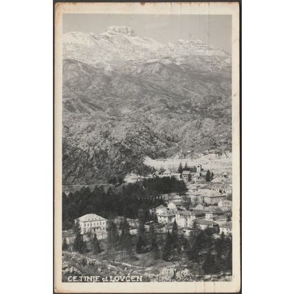 Cetinje et Lovćen, 1939 - Griesbach i Knaus Foto Razglednica