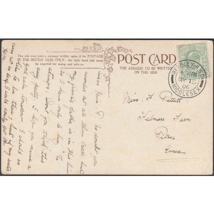By the Arun, Sussex, 1906 - CW Faulkner Postcard