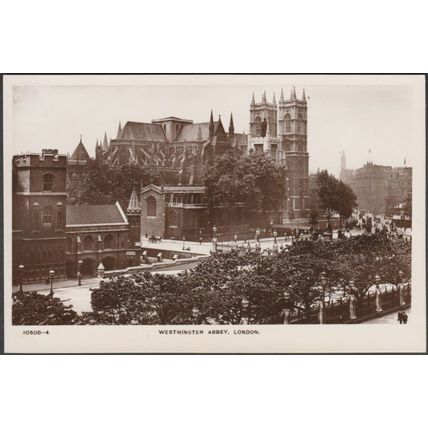 Westminster Abbey, London, c.1910 - DF & Son RP Postcard