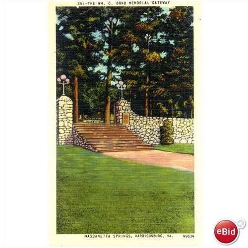 1940's Bond Memorial Gateway, Massanetta Springs, Virginia