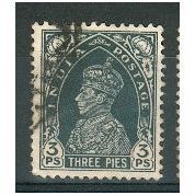 India 1937 - SG 247 - KGV1 3p slate - used 1