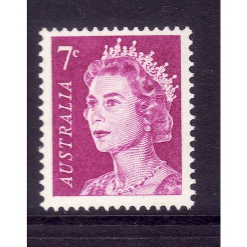 AUSTRALIA 1971 SG 388a 7c QEII PURPLE U/M MINT#2