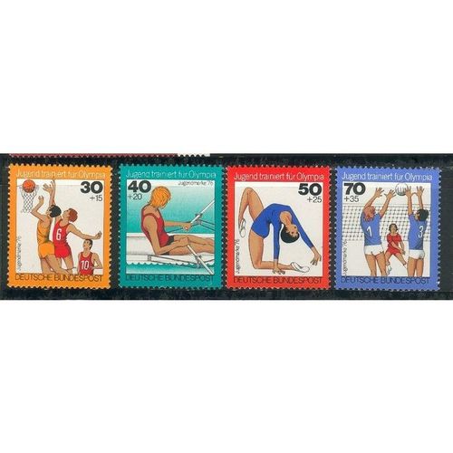 Germany 1976 - SG1775-78 - Youth Welfare - Training For The Olympics (unused)