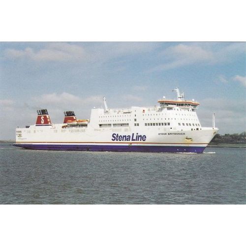 Stena Line Stena Britannica Ferry Shipping Postcard (SIL11917)