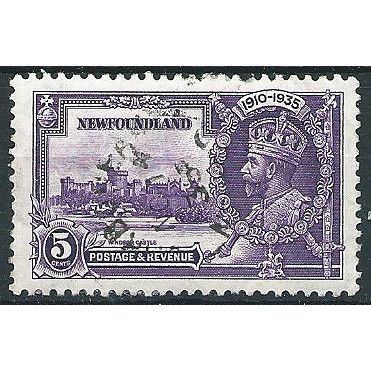 Newfoundland 1937 SG251 5c Bright Violet Silver Jubilee Fine Used ....