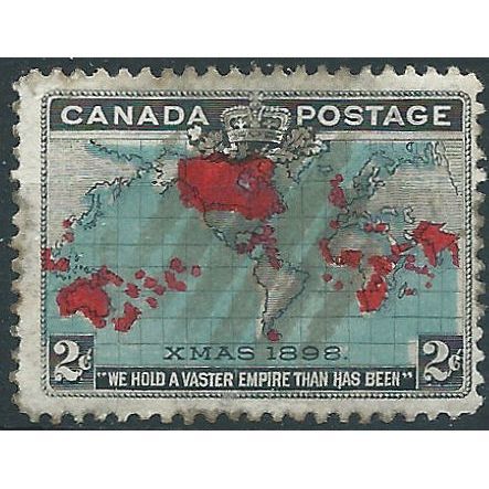 Canada 1898 SG168 2c Blue Christmas Good/Fine Used ....