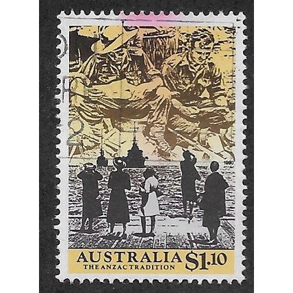 AUS 1990 $1.10 ' THE ANZAC TRADITION' FINE USED (EBID67-899)
