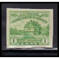 730a 1c Fort Dearborn Very Fine MNH Z2500