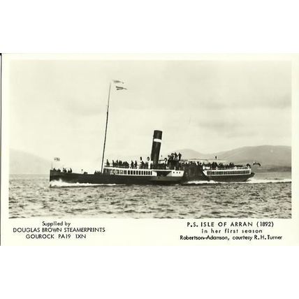 Williamson Buchanan PS ISLE OF ARRAN Postcard (Brown)