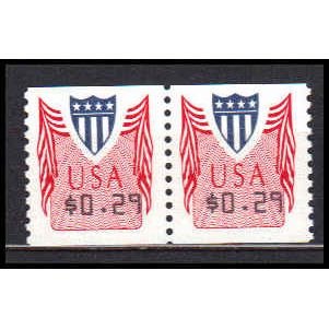 CVP32 29c Shield Very Fine MNH Pair CA0687