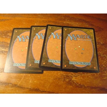 Magic The Gathering, MTG, 4-Cards, 1993-2009, PRIMAL BELLOW, nm