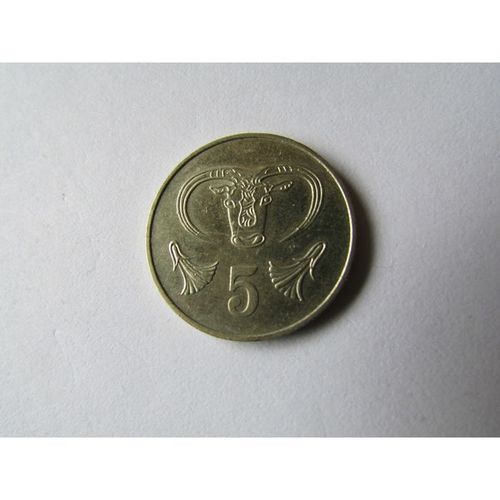 1983 CYPRUS FIVE CENTS FREE POST. Y