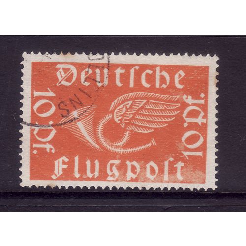 GERMANY 1919 AIR 10pf ORANGE SG 111 FINE USED