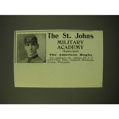 1902 The St. Johns Military Academy Ad