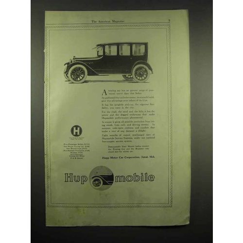 1917 Hupmobile Touring Car Ad
