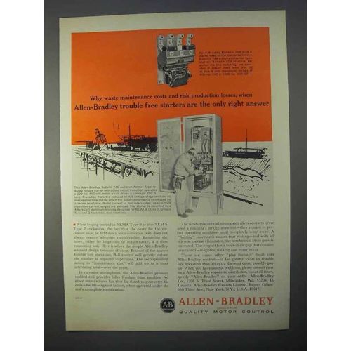 1966 Allen-Bradley Bulletin 709 Size 5 Starter Ad
