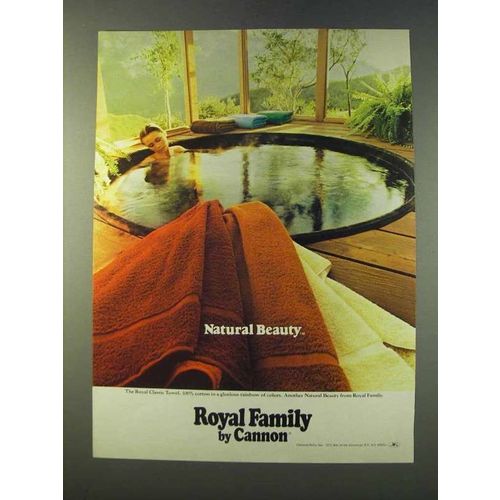1979 Cannon Royal Classic Towel Ad - Natural Beauty