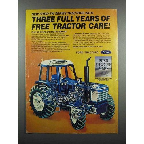 1983 Ford TW Series Tractors Ad - Three Full Years