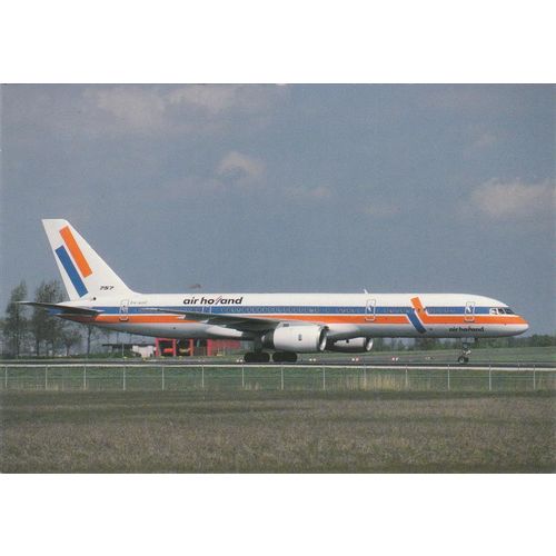 Air Holland Boeing B757 27B Aircraft Postcard (A20992)
